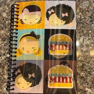 FREE with purchase Harajuku Mini Spiral Notebook - Colorful Character Cover